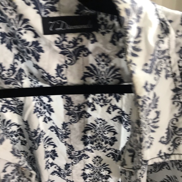 Authentic 7 Diamonds men’s button up - Picture 3 of 5